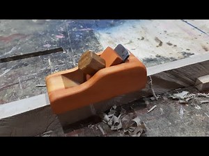 Cepilho/ mini plaina de mão feita em casa