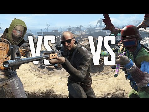 Disciples Vs Operators Vs Pack Vs Overboss Colter | Fallout 4 Nuka World NPC Battles