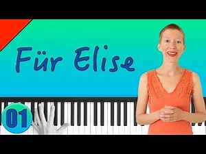 Für Elise - L. van Beethoven - Klavier Tutorial #1