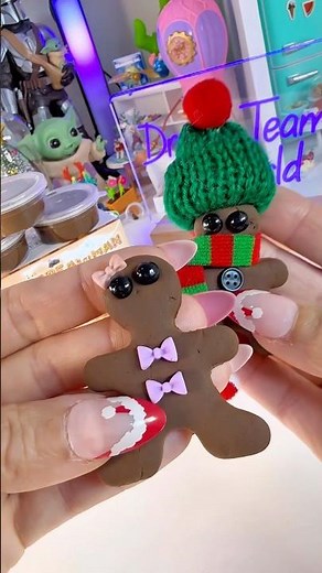 Gingerbread Man Handmade Kit #asmr #fblifestyle #crafts