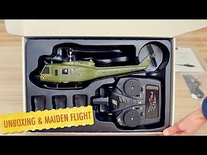 Micro Scale UH-1D Huey 🫡 Unboxing & Maiden Flight