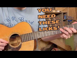 🎸 5 Tony Rice Style Guitar Licks in G | Bluegrass Flat-picking Lesson