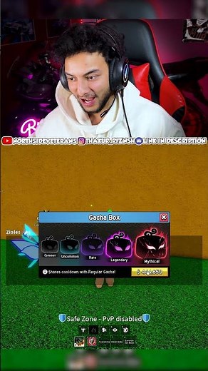 I Told the Server I’m Rolling KITSUNE… Then This Happened 💀😂 | Blox Fruits