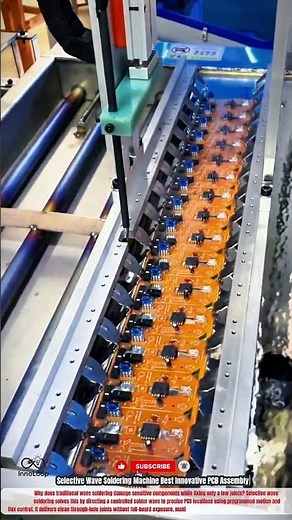 Selective Wave Soldering Machine Best Innovative PCB Assembly #innovation#Machine