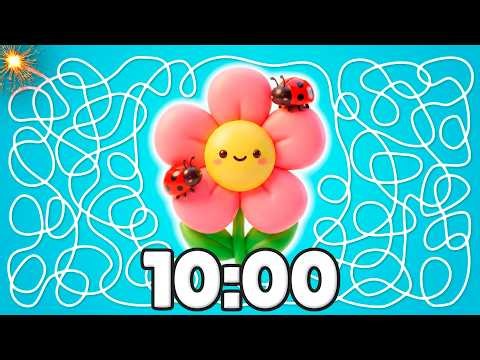 10 Minute [SPRING] Flower Timer 💫🌸 🪄 | Magical Countdown!