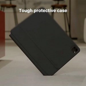 APPS2Car Magic Keyboard für iPad Pro 12.9 Zoll (1., 2., 3., 4. Generation) und iPad Air (4., 5. Generation), schwebender freitragender Ständer mit Trackpad-Tastatur mit Hintergrundbeleuchtung, Weiß