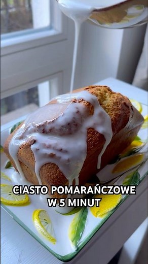 Ciasto pomarańczowe w 5 minut #ciasto #shorts #inmykitchen_pl #orange #słodkości #recipe #sweet