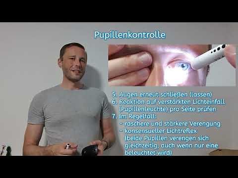 Viewer question: How do you perform a pupil check?