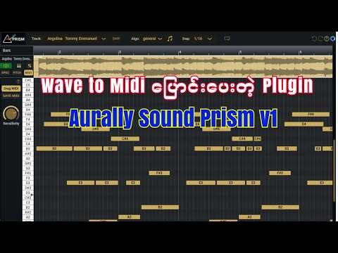 Aurally Sound Prism v1 Tutorial ( Audio to Midi )