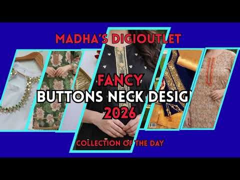 Fancy Buttons Neck Design Tutorial | sewing tips Beginners