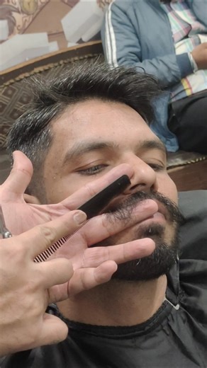 🔥 Ultra Satisfying ASMR Moustache Trim ✂️ | Razor-Sharp Detailing & Perfect Look 💯 | MUST WATCH!