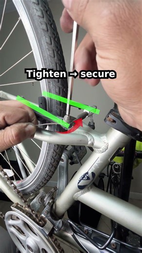 Weak Brakes? Try This Cable Tension Fix First 🔧🚴‍♂️ #bikebrakes #cyclingtips #bikerepair