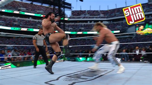 THE Savage Superstar has teamed with THE Savage meat snack Slim Jim to share a once in a lifetime opportunity. Go to wwe.com/slimjimwrestlemaniasweeps to enter for a chance to win. #ad | Drew McIntyre