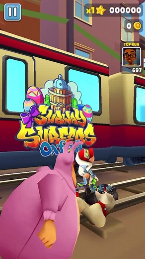 Subway Surfers Gameplay: Running through Colorful Cities