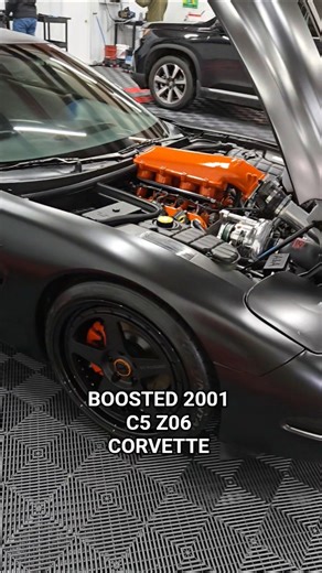 BOOSTED 2001 C5 Z06 CORVETTE READY TO BANG SOME GEARS! #corvette #boost #shorts #fypシ゚viral #c5 #z06