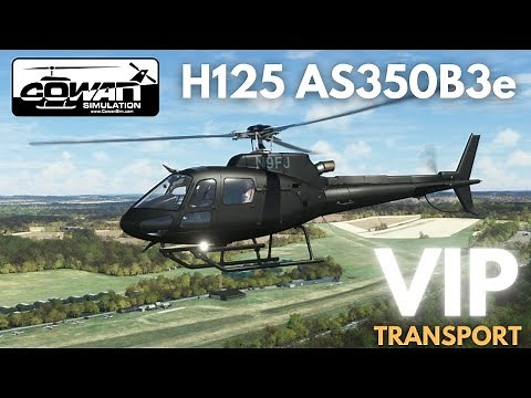 Flying Tom Cruise's AS350 - Cowan Simulations H125 - Learning to fly helicopters in MSFS