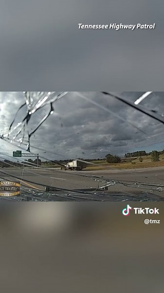 Tennessee Highway Patrol shared frightening video footage of a wrong-way driver colliding into a patrol car on Interstate 40. 🎥: Tennessee Highway Patrol