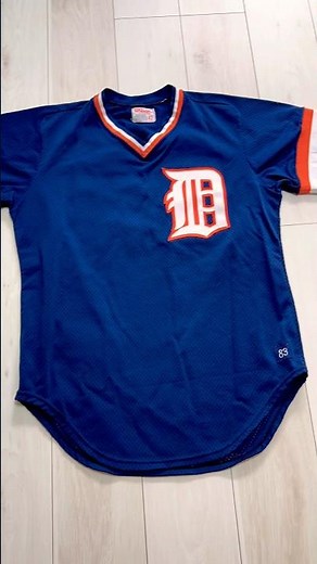 MLB Detroit Tigers 1983 Howard Johnson wilson Authentic game worn Jersey#mlbjerseys#baseballjersey