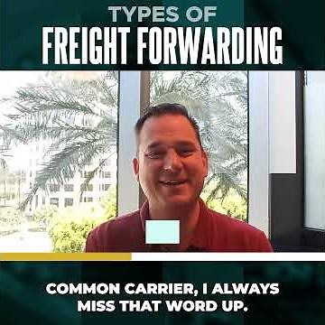 What are the different types of freight forwarding?