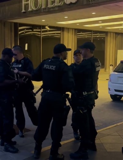 POLICE ARRIVE AFTER VEGAN PROTEST AT OMNI HOTEL