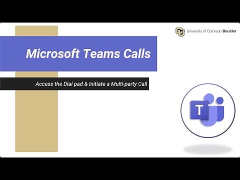 Access Dial pad & Initiate Multi-party Call in Teams Calls