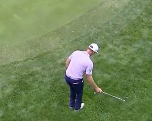 Tour pro shows he'll try literally anything by chipping with one hand at the Safeway Open