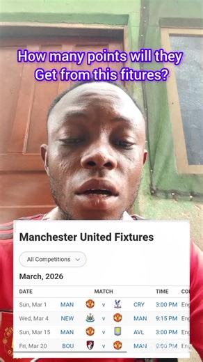Manchester United's Upcoming EPL Matches: Point Predictions