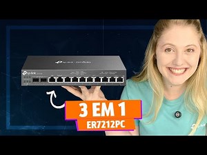 ER7212PC | Roteador, Switch PoE, e Controladora Omada - Tudo em 1 só equipamento!