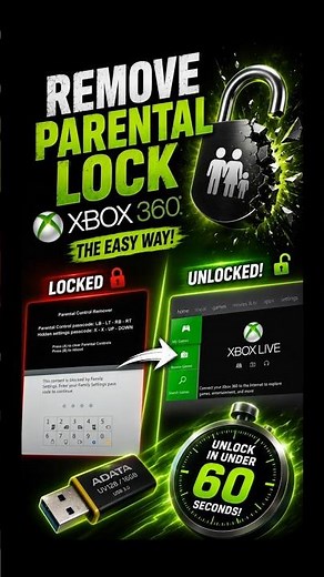 Remove Parental Lock (Xbox360) #abadavatar #gaming #aurora #consolemodding #xbox #moddingguide
