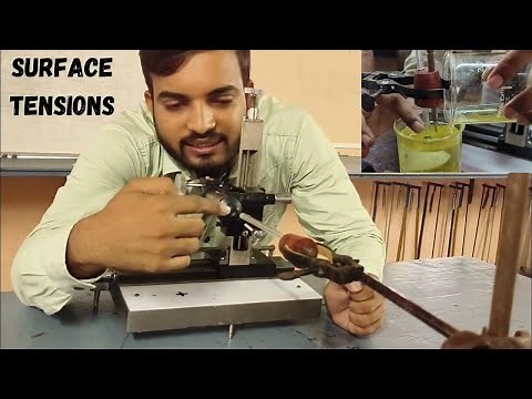 to determine the surface tension of a liquid by capillary rise method #12thphysics #surfacetension