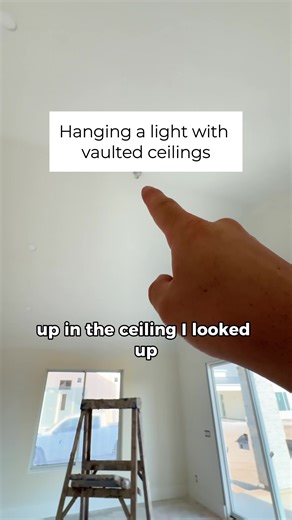 4.9K views · 17 reactions | Here is one way you can hang a light from the ridge of a vaulted ceiling  | Freestone Built | Facebook