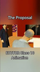 Funny 🤣 Clip from The Proposal class 10 English | Animated | Etutor