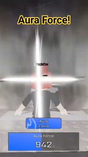 OP AURA FORCE! #roblox #aurafarming