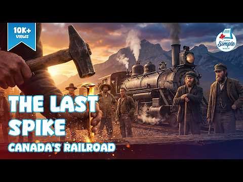 The Last Spike: Building Canada’s Transcontinental Railway | Kids Social Studies