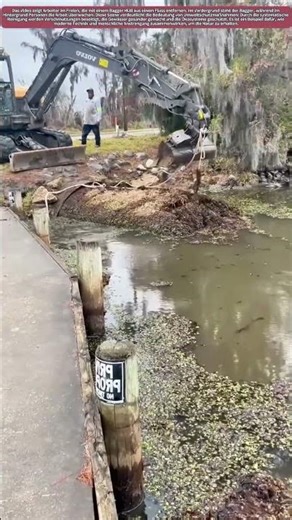 Flussreinigung mit Bagger: Wie Technik die Umwelt schützt