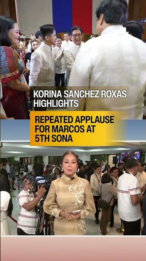 Korina Sanchez-Roxas highlights repeated applause for marcos at 5th SONA