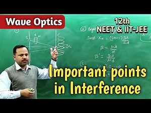 Important points in Interference of light | wave optics |12th | Physics Term 2 #cbse