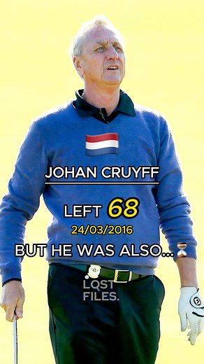 242K views · 3.5K reactions | JOHAN CRUYFF LEFT 68, BUT HE WAS ALSO...⌛ #JOHAN #cruyff #netherlands #holland #goat #ajax #barcelona #feyenoord #football #soccer #icon #fifa | LQST FILES | Facebook
