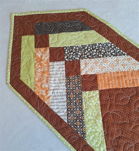 Table Runner-fall/autumn-braid Pattern-quilted - Thanksgiving-cottage Core-farmhouse - Etsy