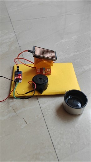 Rain detection Alarm Science Model #science #scienceexperiment #diy #tech #shorts #viral #youtube