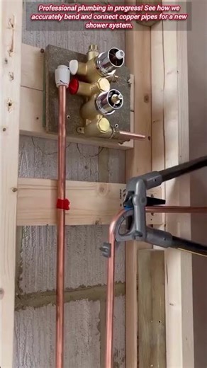 Copper Pipe Bending for Shower Valve Installation Perfection