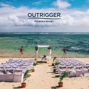 25 reactions | Book your wedding in Fiji for $7,500 for 30 people! Chapel, beach or lawn? Our wedding ceremony settings are equally stunning; from the jaw-dropping view from the chapel and the gentle swaying of the palm trees on the lawn to the sand between your toes on the beach. Where are you booking? | OUTRIGGER Fiji Beach Resort | Facebook