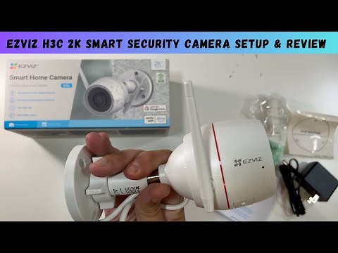 EZVIZ H3C 2K Smart Security Camera Setup and Review