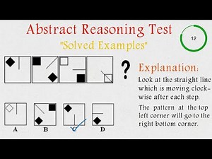 Abstract Reasoning Test | Non Verbal Test | Solved Examples |