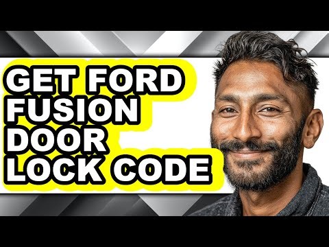 How To Get Ford Fusion Door Lock Code - Step By Step