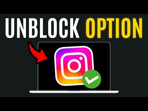 How to UNBLOCK SOMEONE on INSTAGRAM on PC/LAPTOP
