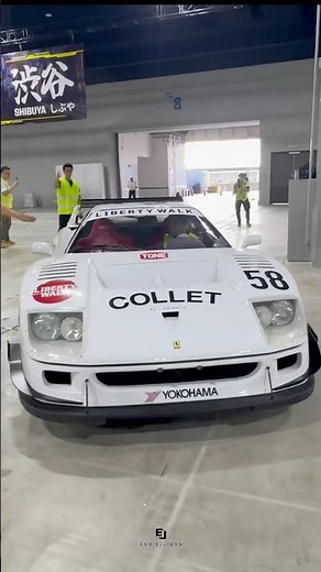 Liberty Walk Ferrari F40 Arrives 💥 #YouTubeShorts #ShortsVideo #ShortsFeed #YTShorts #ViralShorts