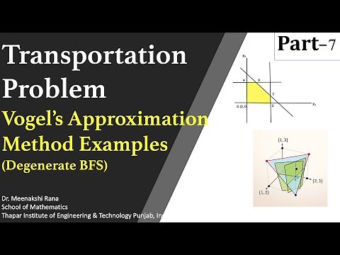 Transportation Problem (Part-7): Examples of Vogel's Approximation Method