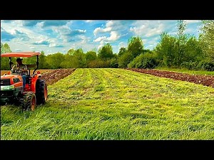Plowing and preparing for corn