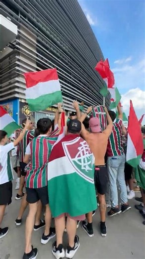 Fluminense Fans Bringing the Energy at MetLife Stadium 🇧🇷⚽ #Fluminense #SoccerFans #MetLifeStadium